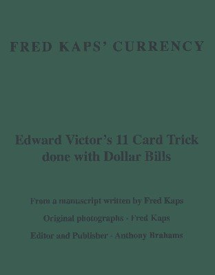 Fred Kaps Currency by Fred Kaps